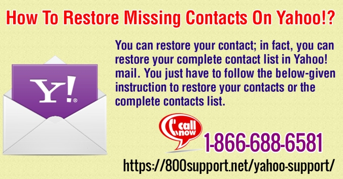 YAHOO SUPPORT